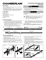 Preview for 1 page of Chamberlain 6610CD Manual