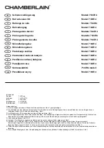 Chamberlain 710CR4 Manual preview