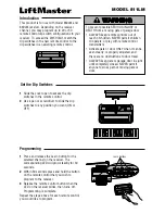 Chamberlain 811LM Manual предпросмотр