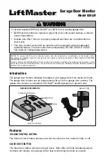 Preview for 1 page of Chamberlain 829LM Manual