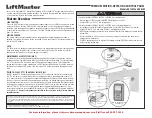 Chamberlain 881LM Quick Manual preview