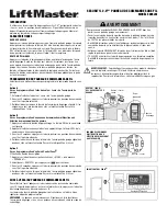 Preview for 3 page of Chamberlain 885LM Quick Start Manual