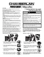 Chamberlain 940CD-01 User Manual preview