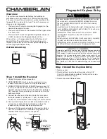 Chamberlain 942FP Manual preview