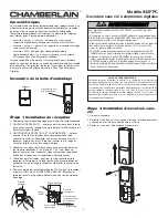 Предварительный просмотр 5 страницы Chamberlain 942FPC Manual