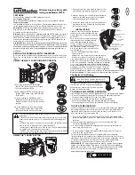 Предварительный просмотр 1 страницы Chamberlain 9747E Series Installation Manual