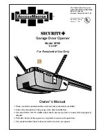 Chamberlain AccessMaster Security+ M150 Owner'S Manual preview