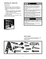 Предварительный просмотр 3 страницы Chamberlain ATS 2113X 1/2 HP Owner'S Manual