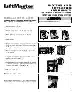 Preview for 1 page of Chamberlain B/W Specifications