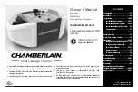 Chamberlain B980C Owner'S Manual preview