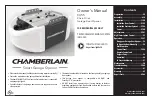 Preview for 1 page of Chamberlain C455 Owner'S Manual