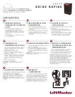 Предварительный просмотр 3 страницы Chamberlain CAP2D Quick Start Manual