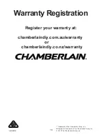 Preview for 20 page of Chamberlain CR625EVO Installation And Operating Instructions Manual