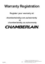 Preview for 28 page of Chamberlain CR700MYQ Installation And Operating Instructions Manual