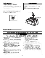 Предварительный просмотр 7 страницы Chamberlain Elie Series 3850C Owner'S Manual