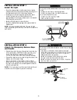 Предварительный просмотр 14 страницы Chamberlain Elite 3575S Owner'S Manual