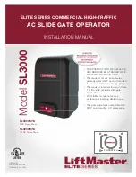 Chamberlain Elite SL3000 Installation Manual preview