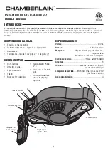 Предварительный просмотр 9 страницы Chamberlain GPS1000 Manual