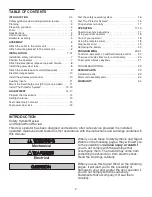 Preview for 2 page of Chamberlain Grifco CG3800 Instruction Manual