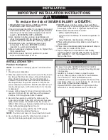 Preview for 7 page of Chamberlain Grifco CG3800 Instruction Manual