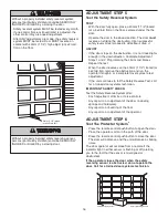 Preview for 16 page of Chamberlain Grifco CG3800 Instruction Manual