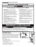 Preview for 17 page of Chamberlain Grifco CG3800 Instruction Manual