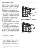 Preview for 18 page of Chamberlain Grifco CG3800 Instruction Manual