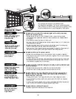 Preview for 34 page of Chamberlain HD200DM Owner'S Manual