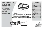 Предварительный просмотр 1 страницы Chamberlain HD210C Manual