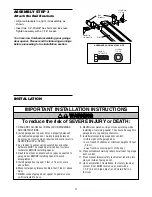 Preview for 11 page of Chamberlain HD500D 1/2 HP Owner'S Manual