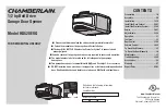 Предварительный просмотр 1 страницы Chamberlain HD520EVG Owner'S Manual