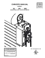 Preview for 1 page of Chamberlain HMJ Owner'S Manual