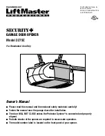 Chamberlain LiftMaster 3275C Owner'S Manual preview