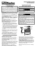 Chamberlain LiftMaster 335LM Security+ Owner'S Manual preview