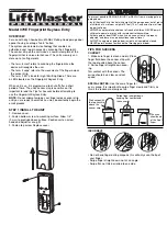 Chamberlain LiftMaster 379E Manual preview