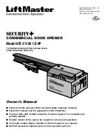 Chamberlain LiftMaster ATS 2113X Owner'S Manual preview