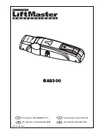 Preview for 1 page of Chamberlain LiftMaster BAS300 Instructions Manual