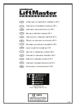 Chamberlain LiftMaster CB11 Instructions And Electrical Set Up preview