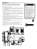 Предварительный просмотр 8 страницы Chamberlain LiftMaster Elite Security+ 3800PC Owner'S Manual