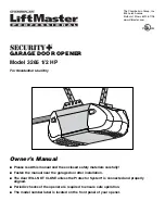 Preview for 1 page of Chamberlain LiftMaster Pro Security + 3265 Owner'S Manual