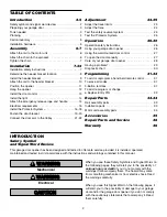 Preview for 2 page of Chamberlain LiftMaster Pro Security + 3265 Owner'S Manual