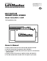 Preview for 1 page of Chamberlain LiftMaster Professional 1255LMCR-2 Owner'S Manual