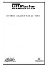 Chamberlain LiftMaster Professional 475M Manual preview
