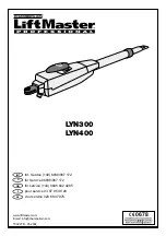 Предварительный просмотр 5 страницы Chamberlain LiftMaster PROFESSIONAL LYN300 Instructions Manual