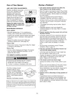 Preview for 33 page of Chamberlain LiftMaster Professional Security+ 1240R Owner'S Manual