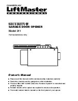 Chamberlain LiftMaster Professional Security+ 311 Owner'S Manual preview