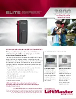 Chamberlain LiftMaster Professional Security+ 3800 Brochure & Specs preview