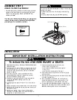 Предварительный просмотр 7 страницы Chamberlain LiftMaster Professional Security+ 3850 Owner'S Manual