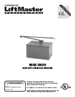 Chamberlain LiftMaster Professional SW420 Owner'S Manual preview