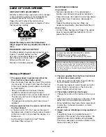 Preview for 29 page of Chamberlain LiftMaster Security+ 2500C Owner'S Manual